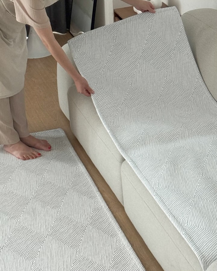 글레이셔 냉감 러그