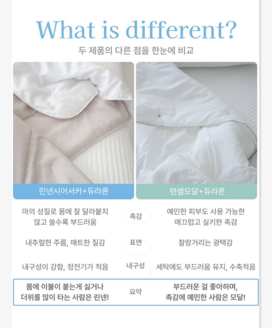 휴비스 듀라론 리버시블 냉감이불 (린넨시어서커 / 텐셀모달)